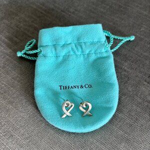 Tiffany & Co Paloma Picasso Loving Heart Stud Earrings